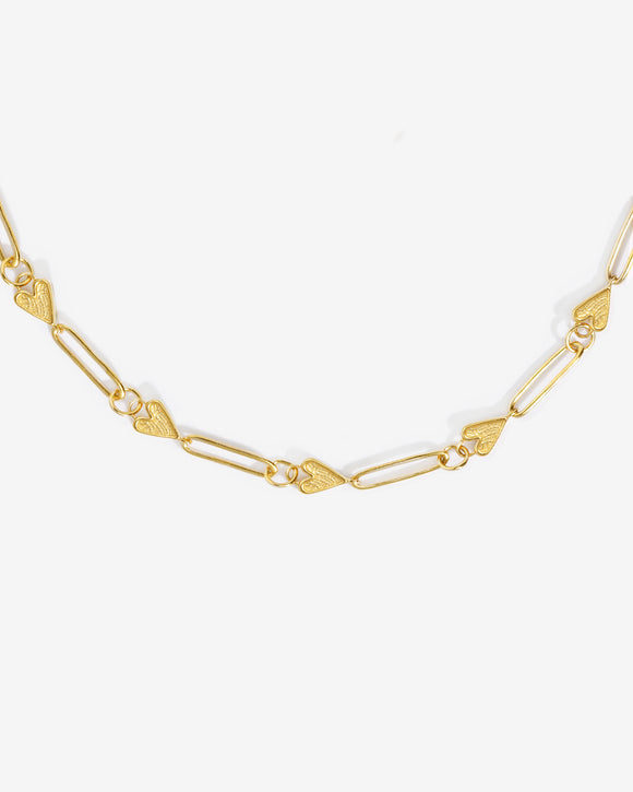 TEMPLE OF THE SUN: AMORE CHAIN - GOLD VERMEIL