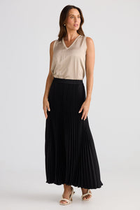 BRAVE & TRUE: CELINE TOP - STONE TAUPE