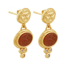 Load image into Gallery viewer, CLEOPATRAS BLING: FERHADIJA EARRINGS - 18K GOLD PLATED

