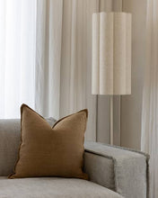 Load image into Gallery viewer, AMALFI: TALSTONE LINEN FLOOR LAMP - NATURAL
