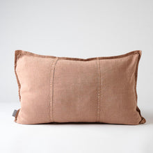 Load image into Gallery viewer, EADIE: LUCA LINEN CUSHION - CLAY
