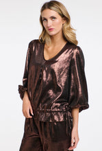 Load image into Gallery viewer, 365 DAYS: LENI METALLIC PANTS - COPPER
