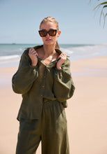 Load image into Gallery viewer, HOLIDAY: CLIFFSIDE SHIRT - OLIVE
