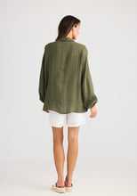 Load image into Gallery viewer, HOLIDAY: CLIFFSIDE SHIRT - OLIVE

