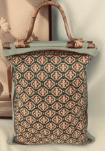 Load image into Gallery viewer, MISS MOSS: VIENNA TOTE - BOTTLE GREEN MULTI
