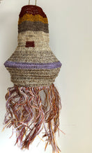 Load image into Gallery viewer, CASA BONITA: ARTISAN HAND CROCHET FIQUE AGAVE LIGHT SHADE - FRINGE
