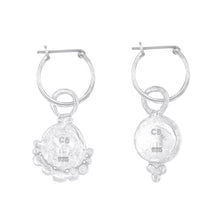 Load image into Gallery viewer, CLEOPATRA’S BLING: GORGONEION LION HOOPS- STERLING SILVER
