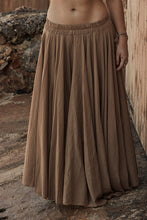 Load image into Gallery viewer, MAMAPAPA: VICKY COTTON MAXI SKIRT - CAMEL
