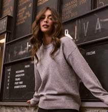 Load image into Gallery viewer, BRAVE &amp; TRUE: CASEY KNIT - ASH
