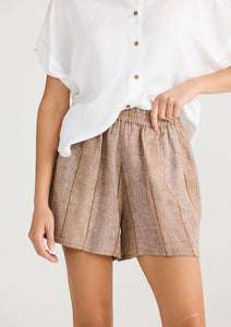 SHANTY: CAPRI SHORTS - DIEGO STRIPE