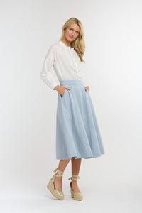 365 DAYS:DAKOTA SKIRT - ICE BLUE