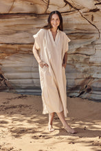 Load image into Gallery viewer, MAMAPAPA: DEVONPORT COTTON DRESS - RASPBERRY
