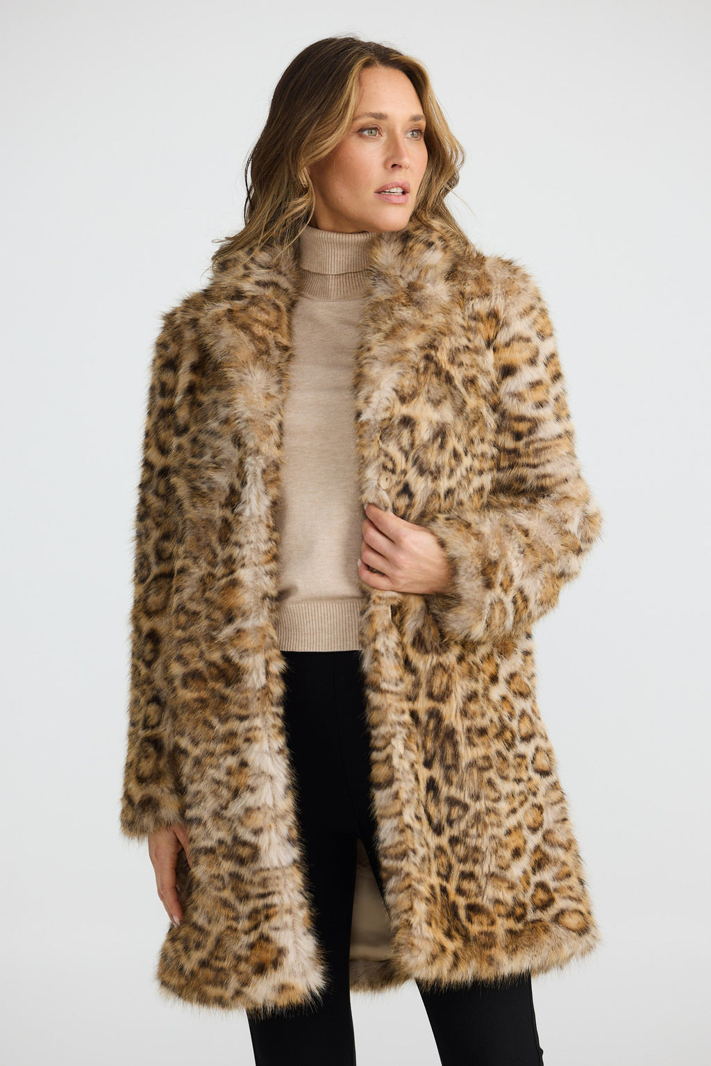 BRAVE & TRUE: JUNGLE COAT - LEOPARD PRINT