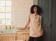 Load image into Gallery viewer, SHANTY: TOVA KNIT TANK - LATTE
