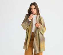 Load image into Gallery viewer, TALISMAN: AMARA  OMBRÉ  CARDIGAN - OLIVE

