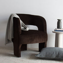 Load image into Gallery viewer, NELSON  ARMCHAIR - CHOCOLATE (PICK UP IN STORE ONLY)
