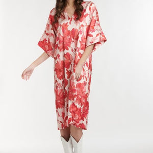 365 DAYS: JONES DRESS - RED LOTUS - SALE