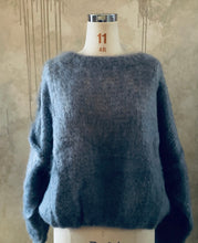 Load image into Gallery viewer, MAMAPAPA: INCA MOHAIR SWEATER: - CHARCOAL

