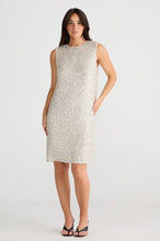 Load image into Gallery viewer, BRAVE &amp; TRUE: SHOW STOPPER SWING DRESS - CHAMPAGNE
