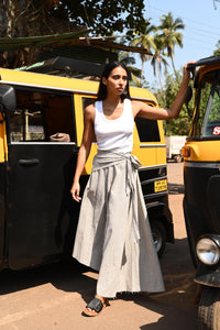 SHANTY: THE EDIT SKIRT- PISA STRIPE