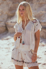 Load image into Gallery viewer, TALISMAN: ITHIKA TIE TOP - LIGHT NATURAL
