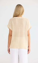 Load image into Gallery viewer, SHANTY: ISSA KNIT TEE - NATURAL
