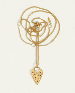 TEMPLE OF THE SUN: LOVER NECKLACE - GOLD VERMEIL