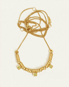TEMPLE OF THE SUN: HEBE NECKLACE - GOLD VERMEIL