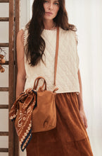 Load image into Gallery viewer, MAMAPAPA: LEONIE TOTE BAG - CARAMEL

