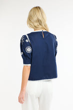 Load image into Gallery viewer, 365 DAYS: WILLOW TOP - NAVY &amp; WHITE
