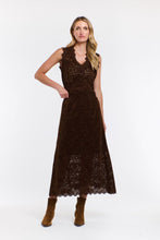 Load image into Gallery viewer, 365 DAYS: PHILLIPA LACE &amp; LOCKET TANK - CHOCOLATE

