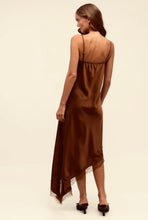 Load image into Gallery viewer, MOSS GROTTO: TATIANA CAMISOLE SLIP DRESS - CHOCOLATE
