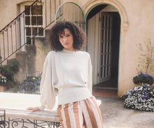 Load image into Gallery viewer, SHANTY: ANAIS KNIT TOP - OATMEAL
