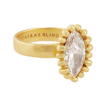 Load image into Gallery viewer, CLEOPATRAS BLING: BUCHERIE RING - 18K GOLD PLATED
