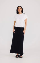 Load image into Gallery viewer, BRAVE &amp; TRUE: LOW DOWN SKIRT - BLACK
