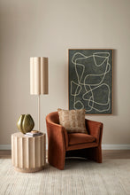 Load image into Gallery viewer, AMALFI: TALSTONE LINEN FLOOR LAMP - NATURAL
