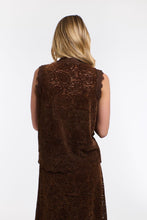 Load image into Gallery viewer, 365 DAYS: PHILLIPA LACE &amp; LOCKET TANK - CHOCOLATE
