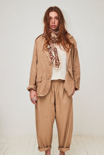 Load image into Gallery viewer, MAMAPAPA: GRENOBLE LINEN BLAZER - CAMEL
