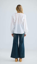 Load image into Gallery viewer, TALISMAN: SHILOH BLOUSE - WHITE
