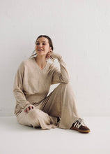 Load image into Gallery viewer, HOME LOVE: STILLNESS KNIT TOP - OAT

