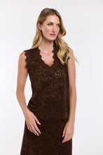 Load image into Gallery viewer, 365 DAYS: PHILLIPA LACE &amp; LOCKET TANK - CHOCOLATE
