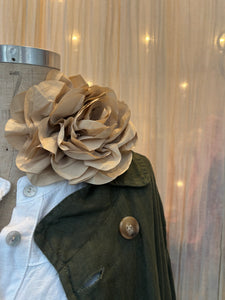 THE ITALIAN CARTEL: SILLABARE TRENCH - JUNIPER/OLIVE