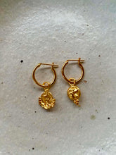 Load image into Gallery viewer, CLEOPATRA’S BLING: GORGONEION LION HOOPS - 18K GOLD PLATED
