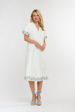 Load image into Gallery viewer, 365 DAYS: FOLKLORE DRESS - WHITE
