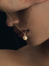 Load image into Gallery viewer, TEMPLE OF THE SUN: BABYLON SMALL LION NECKLACE - GOLD VERMEIL
