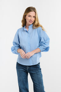 ITALIAN STAR: CLARA SHIRT - SKY BLUE