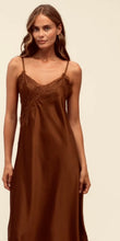 Load image into Gallery viewer, MOSS GROTTO: TATIANA CAMISOLE SLIP DRESS - CHOCOLATE
