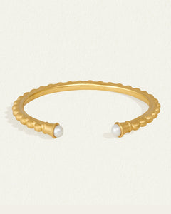 TEMPLE OF THE SUN: ROMA CUFF - GOLD VERMEIL