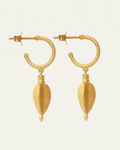 TEMPLE OF THE SUN: ALENA EARRINGS - GOLD VERMEIL