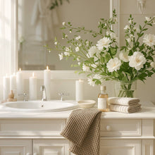Load image into Gallery viewer, MAMA &amp; TOCHTER: 100% COTTON WAFFLE HAND TOWELS - 2 SIZE VARIATIONS
